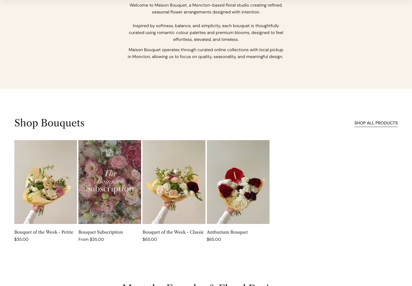 Maison Bouquet: desktop content and browsing details; open full-size image in a new tab